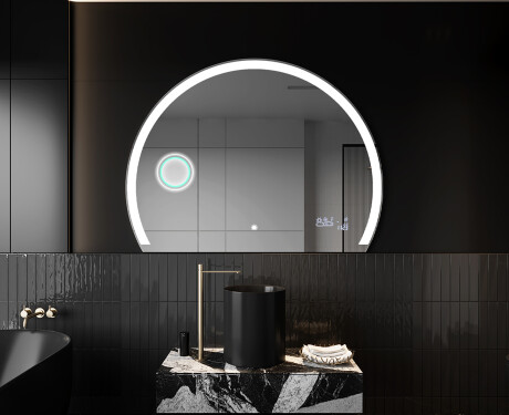 Oglindă cu LED Semilunară Modernă - Iluminare Eleganta pentru Baie W222 #10