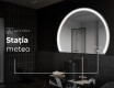 Oglindă cu LED Semilunară Modernă - Iluminare Eleganta pentru Baie W223 #8