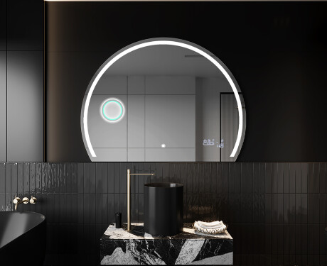 Oglindă cu LED Semilunară Modernă - Iluminare Eleganta pentru Baie W223 #10