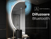Oglindă cu LED Semilunară Modernă - Iluminare Eleganta pentru Baie D222 #5