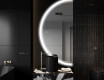 Oglindă cu LED Semilunară Modernă - Iluminare Eleganta pentru Baie D222 #9