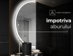 Oglindă cu LED Semilunară Modernă - Iluminare Eleganta pentru Baie D222 #8