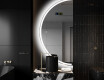 Oglindă cu LED Semilunară Modernă - Iluminare Eleganta pentru Baie D222 #9