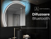 Oglindă cu LED Semilunară Modernă - Iluminare Eleganta pentru Baie X223 #5