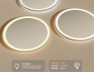 Rotunda oglinzi moderne baie cu leduri 60cm cu lumină LED rece 7000K, lumină caldă 3000K sau lumină neutră 4500K #3