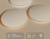 Rotunda oglinzi moderne baie cu leduri 80cm cu lumină LED rece 7000K, lumină caldă 3000K sau lumină neutră 4500K #3