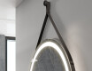 Agatatoare oglinda rotunda perete LED L98 #2