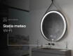 Agatatoare oglinda rotunda perete LED L98 #8