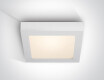 THEMELO plafonieră 15 W, 4000 K, IP40, negru