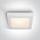MORFI plafonieră 22 W, 3000 K, IP40, albă #1