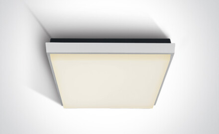 STAMATA plafonieră 25 W, 3000 K, IP54, antracit