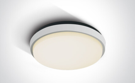 FASIDERI plafonieră 20 W, 3000 K, IP54, antracit