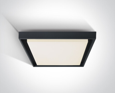MOULKI plafonieră 30 W, 3000 K, IP54, alb