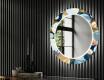 Oglinda cu LED rotunda decorativa perete hol - Ball #2