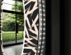 Rotunda moderna oglinzi decorative cu leduri perete salon - Lines #11