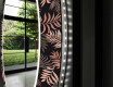 Rotunda moderna oglinzi decorative cu leduri perete salon - Jungle #11