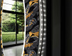 Rotunda decoratiune oglinda cu LED hol moderna - Autumn Jungle #11