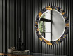 Rotunda decoratiune oglinda cu LED hol moderna - Autumn Jungle #2