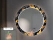 Rotunda decoratiune oglinda cu LED hol moderna - Autumn Jungle #5