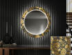 Rotunda decoratiune oglinda cu LED hol moderna - Ancient Pattern #1