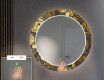 Rotunda decoratiune oglinda cu LED hol moderna - Ancient Pattern #5