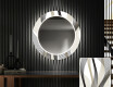 Oglinda cu LED rotunda decorativa perete hol - Waves