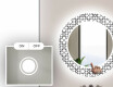 Baie decoratiune rotunda oglinda cu LED moderna - Industrial #4