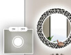 Rotunda oglinda baie cu leduri decorativa perete - Triangless #4