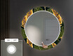 Rotunda decoratiune oglinda cu LED hol moderna - Botanical Flowers #4