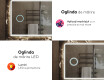 oglinda cu LED la comanda L146 #8