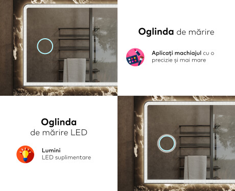 oglinda cu LED la comanda L146 #8