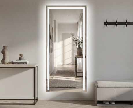 Oglinda cu LED hol moderna verticala L11