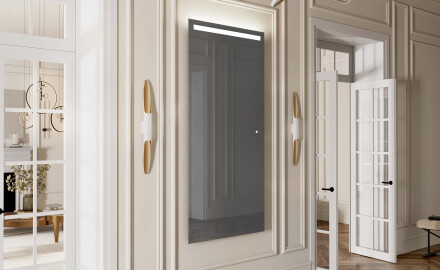 Oglinda cu leduri verticala mari de perete L12