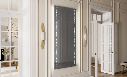 Oglinda cu LED hol moderna verticala L38