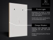 Oglinda cu LED hol moderna verticala L12 #6