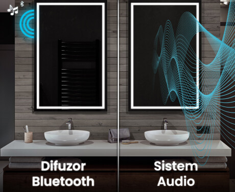 Oglinda cu LED hol moderna verticala L12 #7