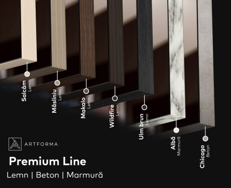 Oglinda cu leduri verticala mari de perete L49 #4