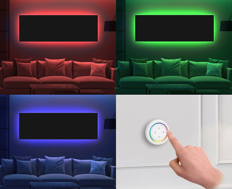 Dreptunghiulare moderne oglinda decorativa la comanda L169 #11