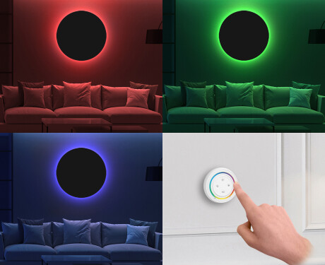 Rotunde moderne oglinda decorativa la comanda L175 #11