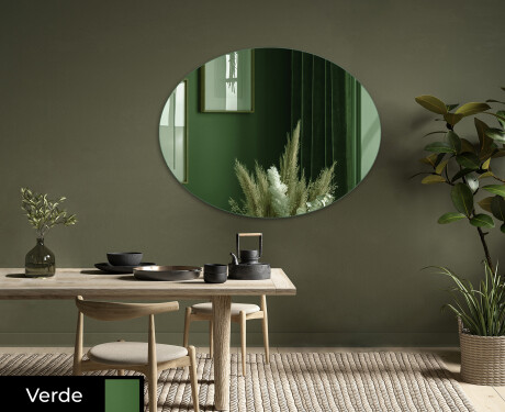 Ovale moderne oglinda decorativa la comanda L178
