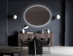 Ovale moderne oglinda decorativa la comanda L178 #4