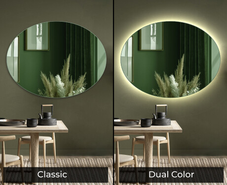 Ovale moderne oglinda decorativa la comanda L178 #9