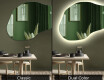 Neregulate moderne oglinda decorativa la comanda L180 #9