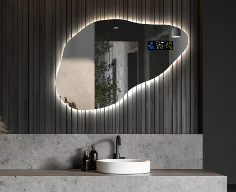Oglinzi pentru baie cu LED în formă neregulată P221 #6