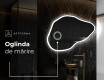 Oglinzi pentru baie cu LED în formă neregulată P222 #4