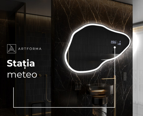 Oglinzi pentru baie cu LED în formă neregulată P222 #6