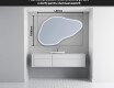 Oglinzi pentru baie cu LED în formă neregulată P223 #5