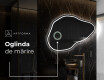 Oglinzi pentru baie cu LED în formă neregulată P223 #4