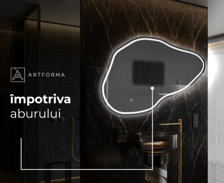 Oglinzi pentru baie cu LED în formă neregulată P223 #8