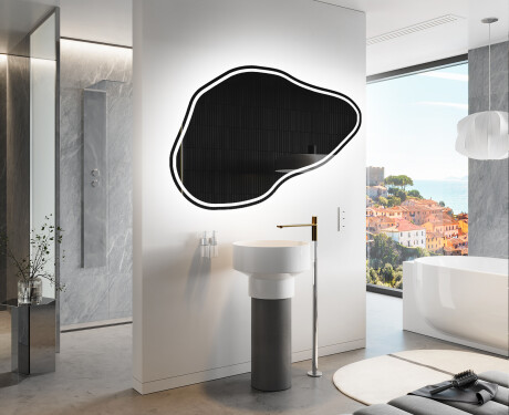 Oglinzi pentru baie cu LED în formă neregulată P223 #9